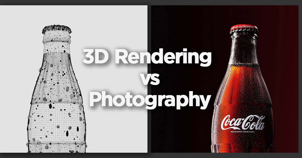 3D Rendering vs Photography, for Product E-commercial Marketing