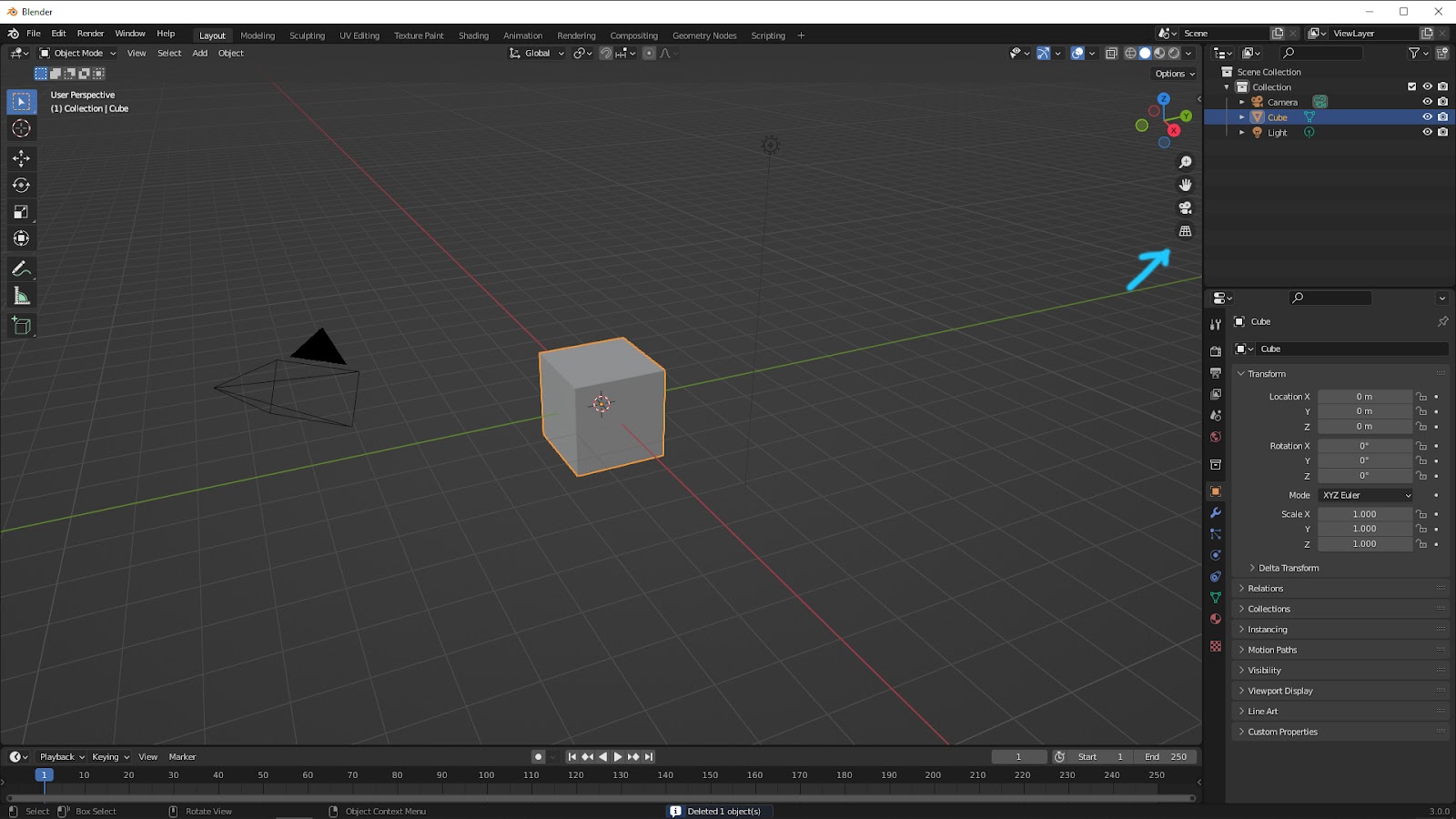 Blender Orthographic Viewport