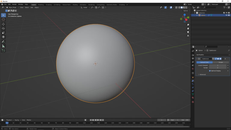 How to make a smooth sphere in Blender - cgian.com