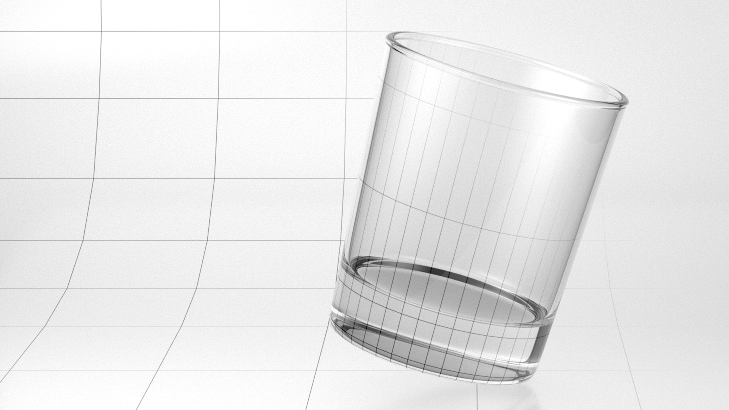 3D Product Animation Showreel | Water Glass Cup 