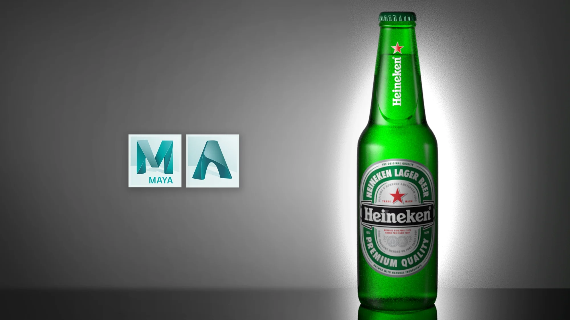 How to make a bottle in Maya 