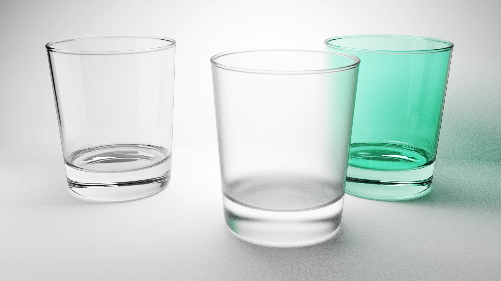 How to make transparent glass in Blender