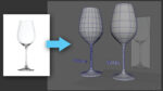 NURBS vs Polygon - 3D Modeling Case Study | Wine Glass