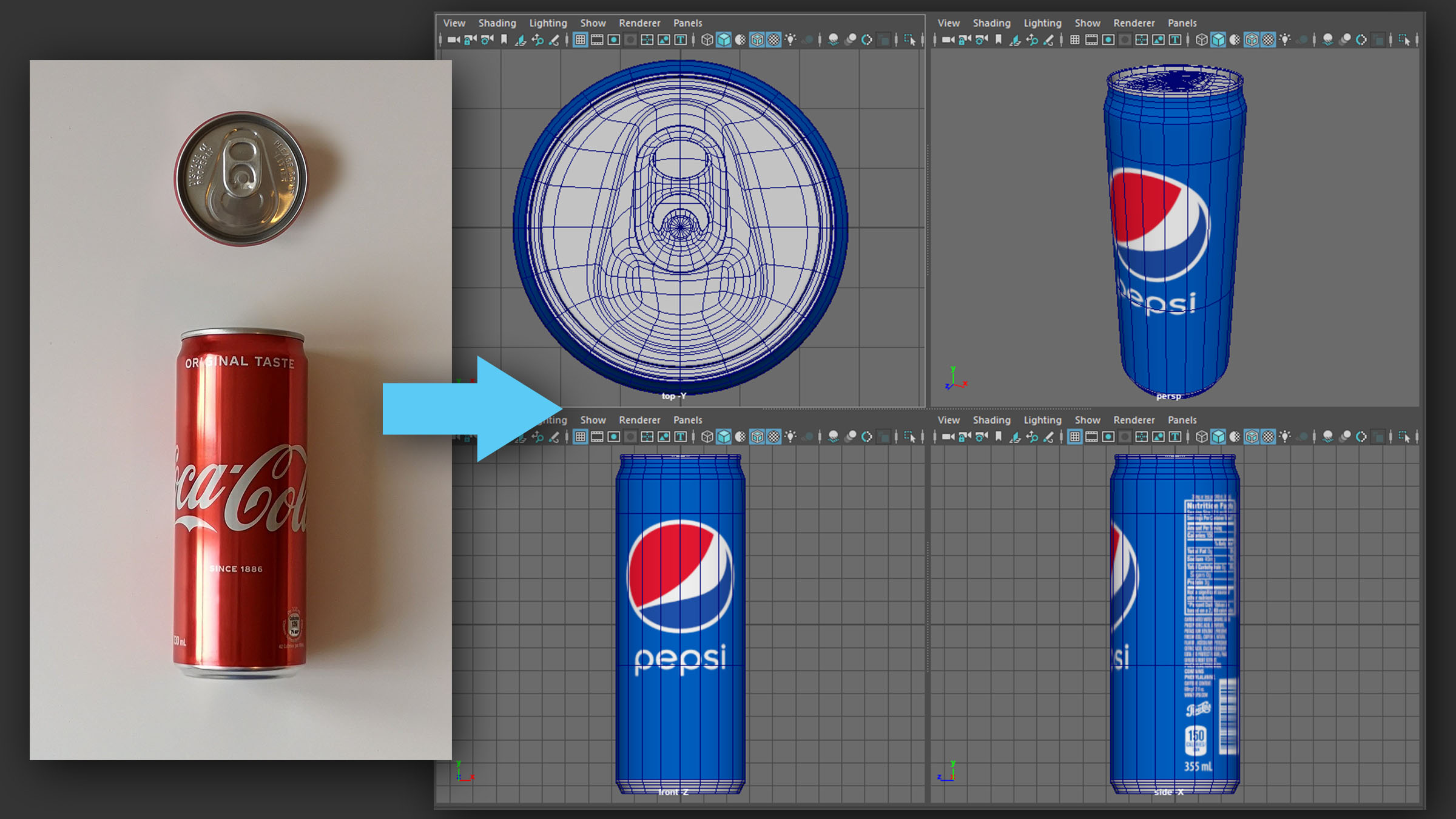 How to modeling in Maya