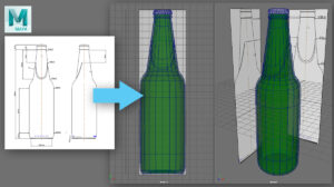 How to make Bottle in Maya
