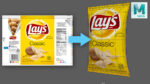 How to make Potato Chips Bag 3D Model from 2D Packaging Artwork cgian