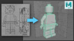 How to make a Lego Man in Maya