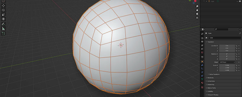 Blender Quad Sphere