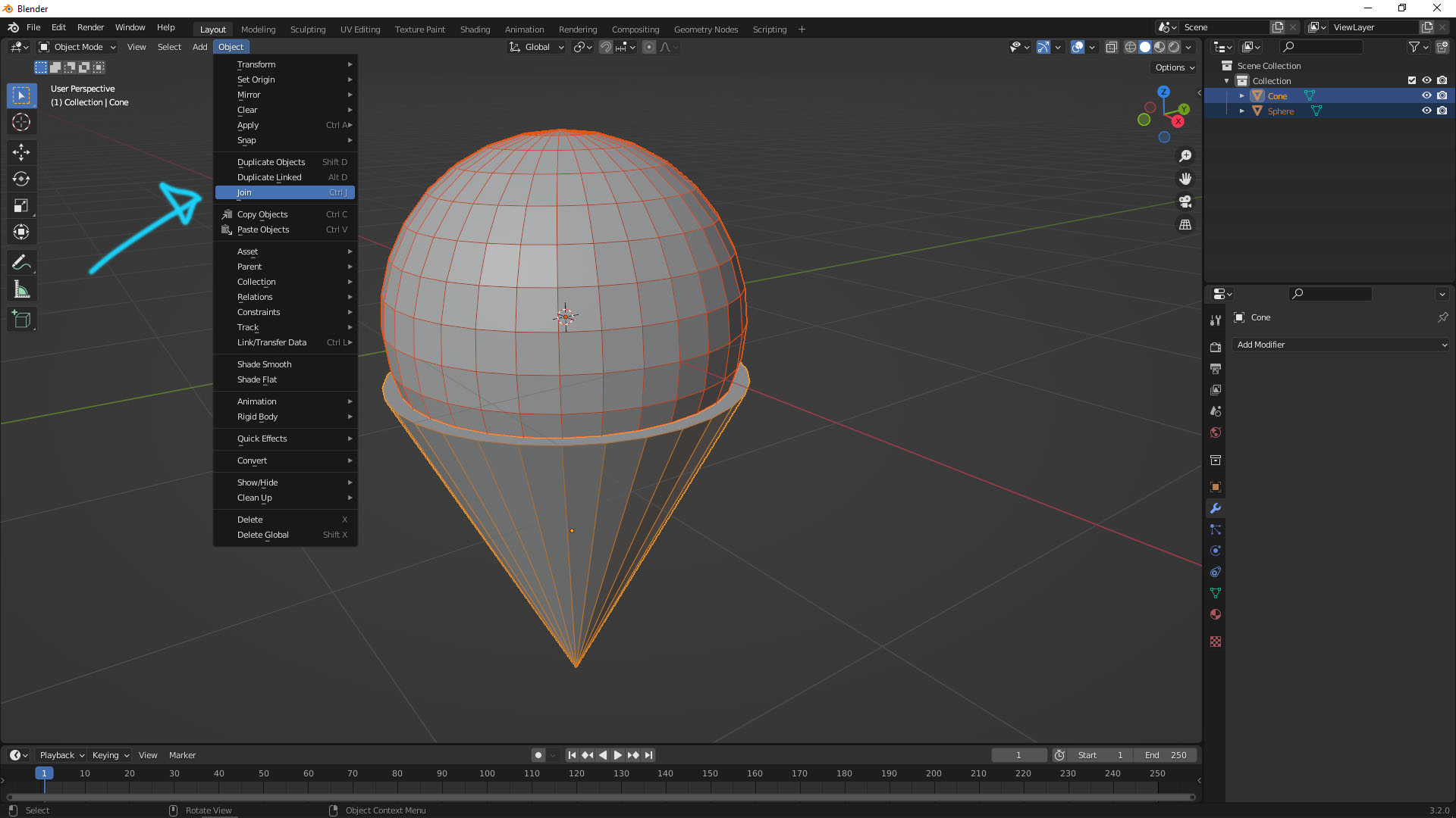 Blender Combine Objects And Separate Objects Cgian