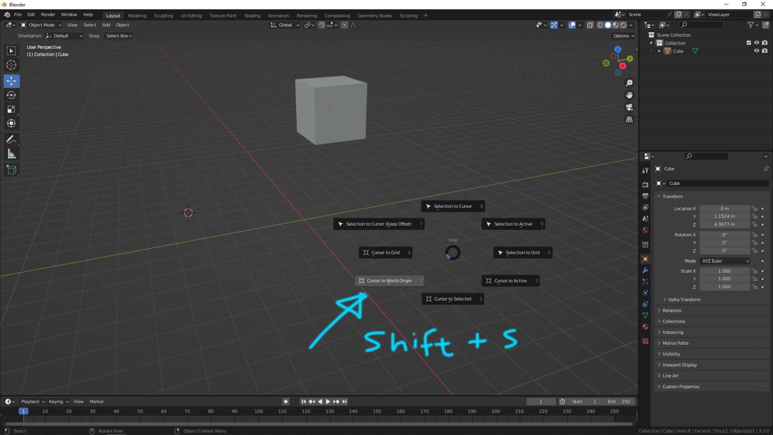 how-to-move-object-to-origin-in-blender-cgian