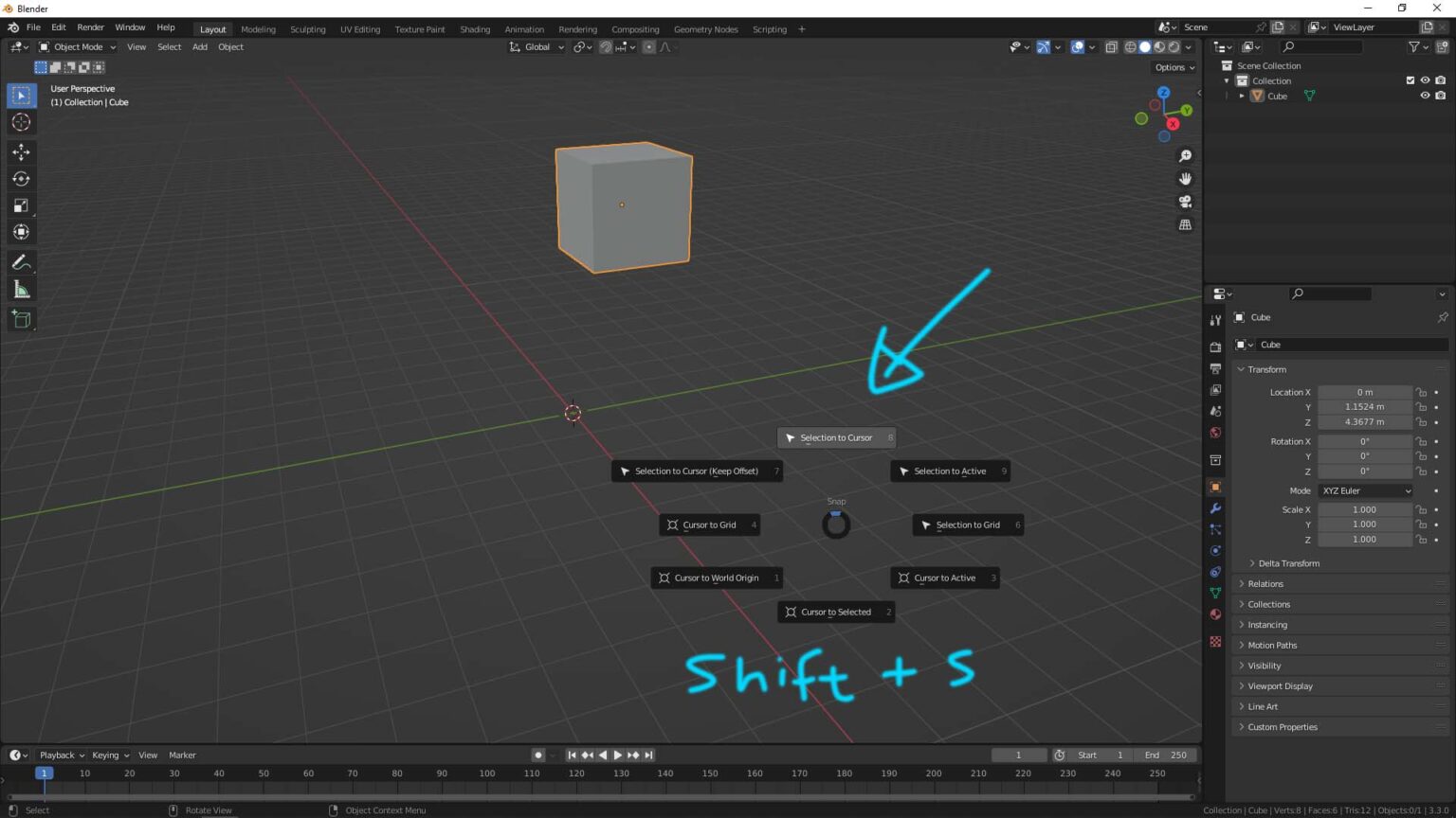 how-to-move-object-to-origin-in-blender-cgian