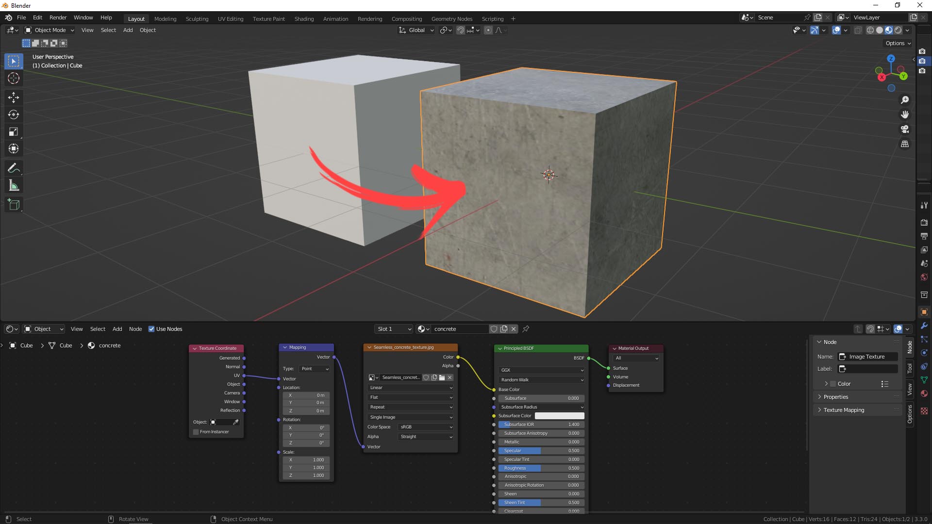 How to add textures to a model in Blender