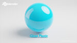 Blender Gloss Plastic Blue cgian com