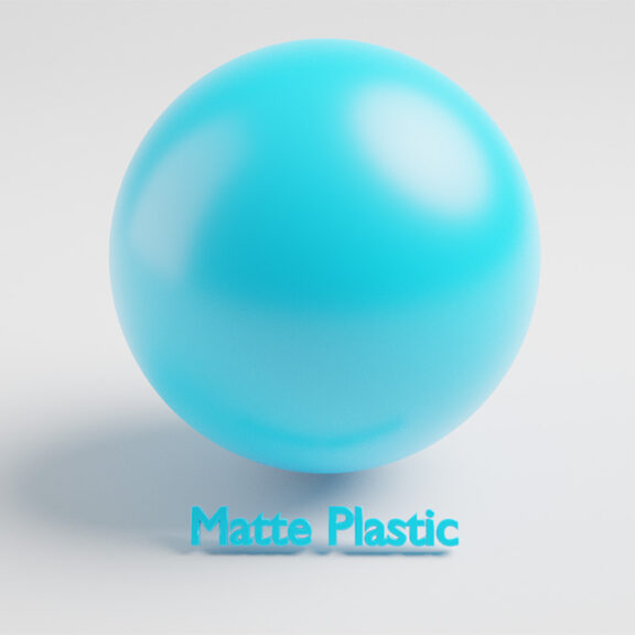 Blender Matt Plastic Blue