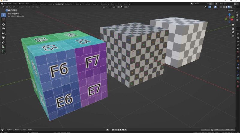 How to make Blender Checkers as Texture