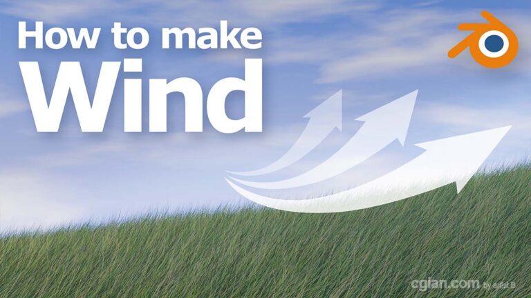 How to make Wind in Blender for animated grass cgian com