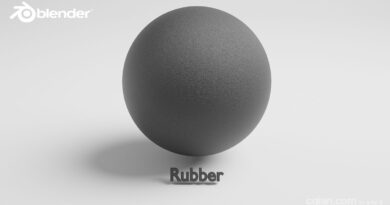 Blender Rubber Plastic Material