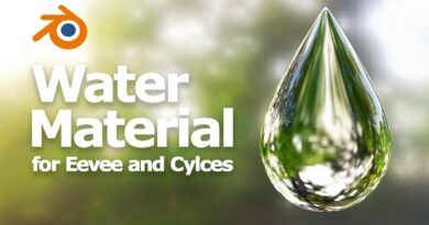 Blender Water Material