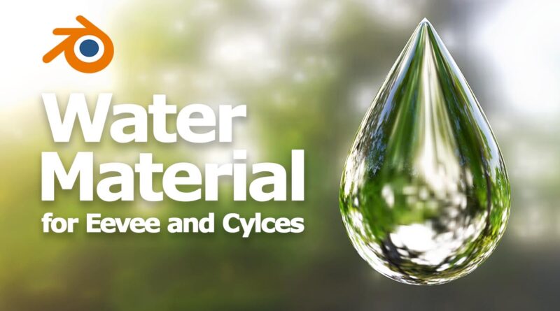 Blender Water Material