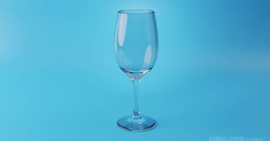 wine glass 3d model download