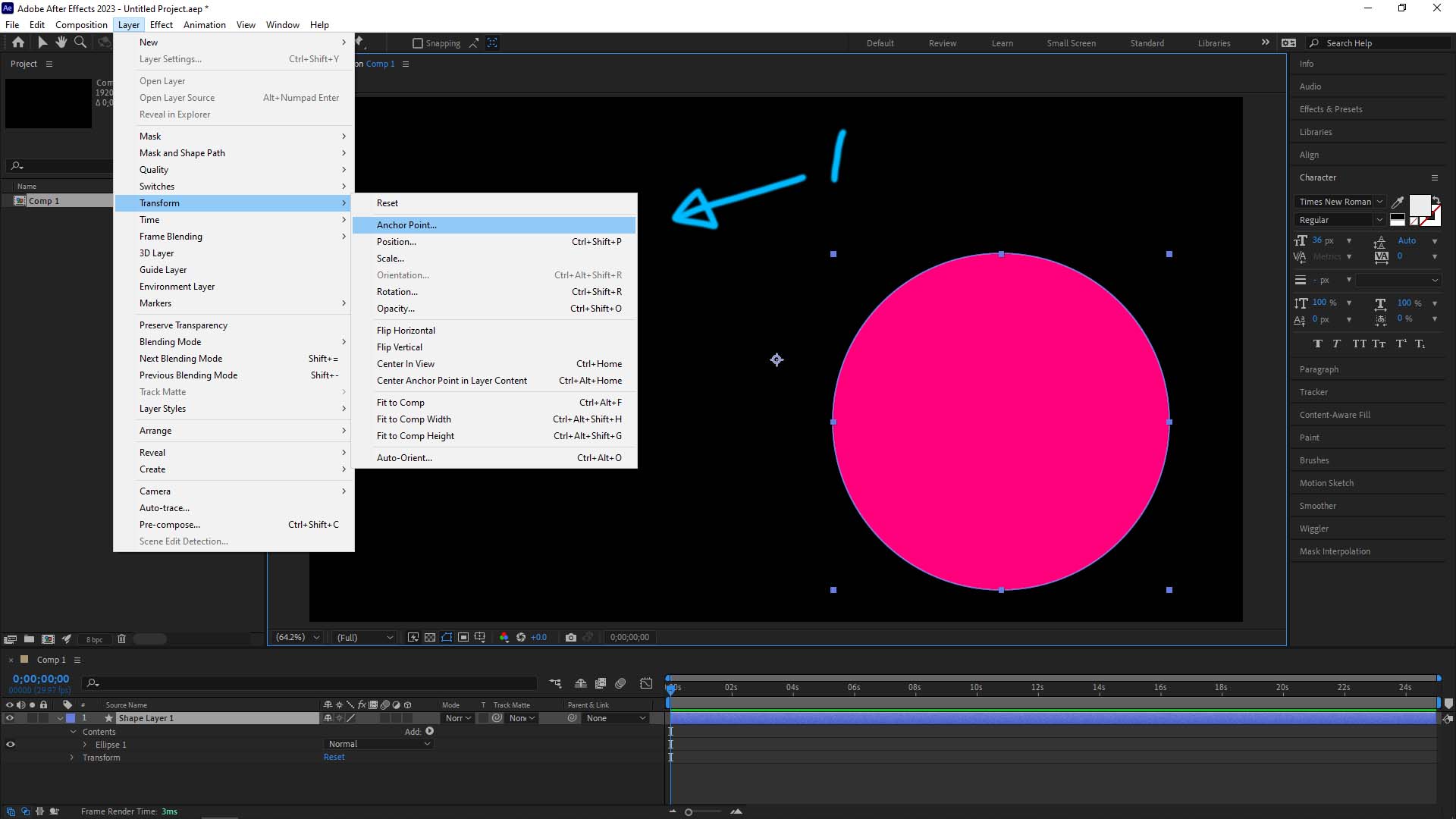 move anchor point after effects free download