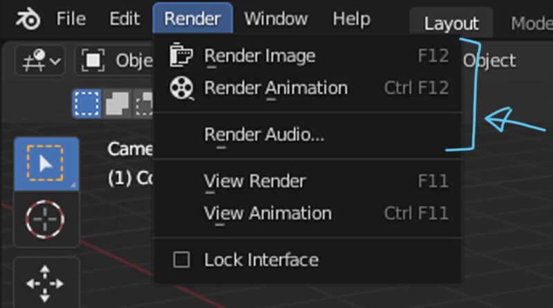 how to render in Blender