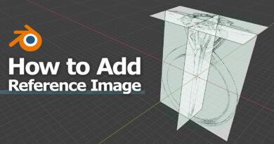 blender how to add reference image