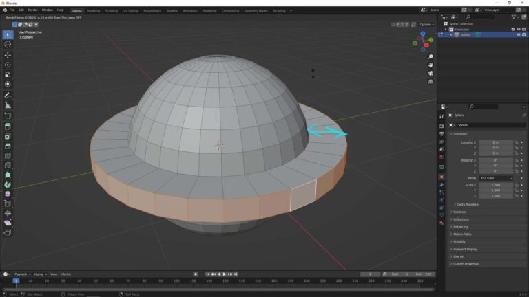 How To Extrude Along Normals In Blender