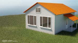 Blender How to model a house