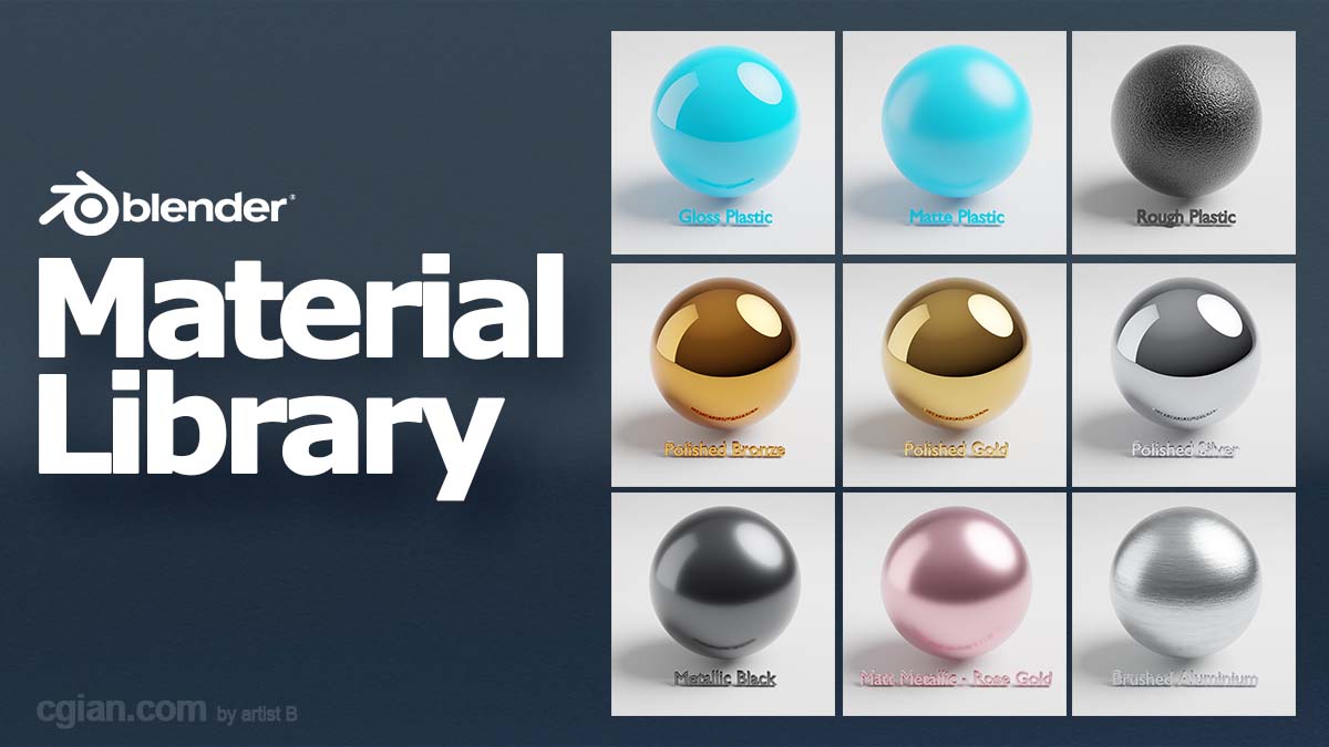 Blender Material Library Download Page