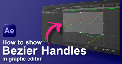 show handles in graph editor After Effects