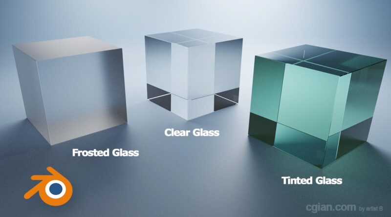 Realistic glass shader Blender