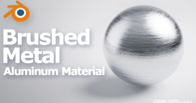 Blender brushed aluminium