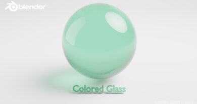 Blender Colored Glass