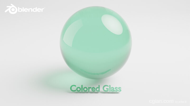 Blender Colored Glass
