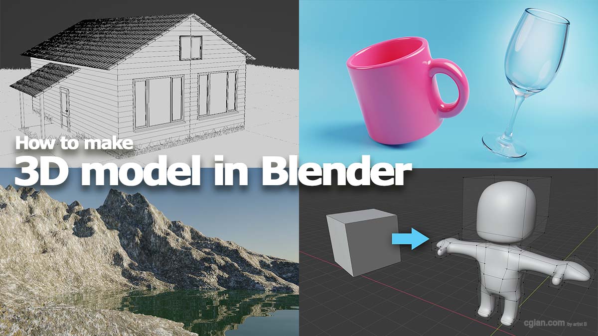 Norm system As How to make a 3d model in Blender for beginners - cgian.com