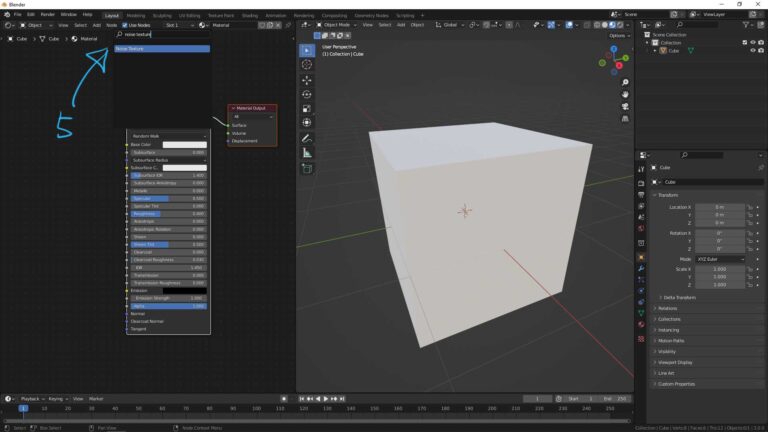 How to apply Noise Texture in Blender - cgian.com
