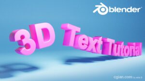 blender 3d text tutorial