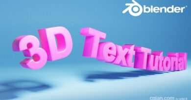 blender 3d text tutorial