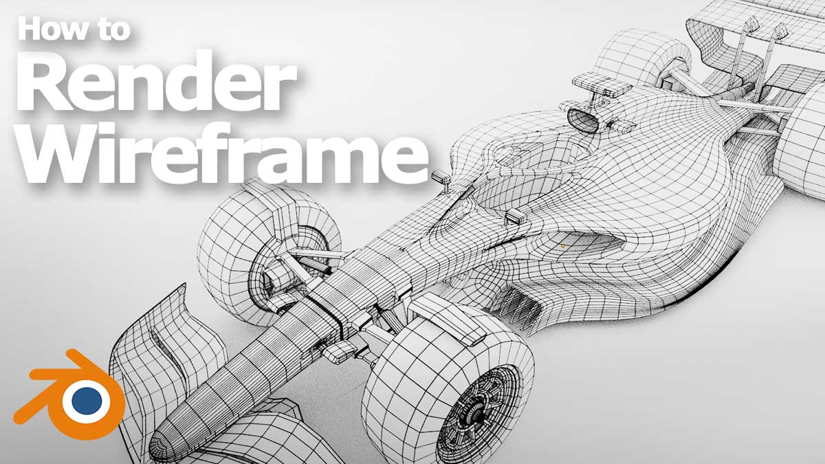 Blender How to make wireframe render for 3D object