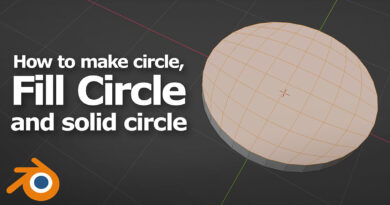 Blender Circle Tutorial