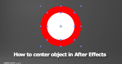center object after effects