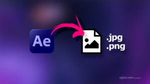 after effects export single frame