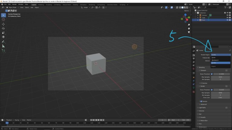 How To Render In Blender For Beginners Step By Step