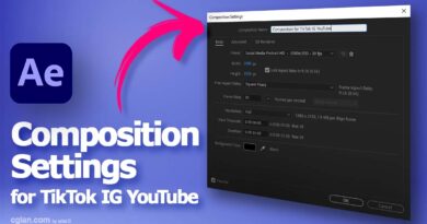 After Effects Composition Settings