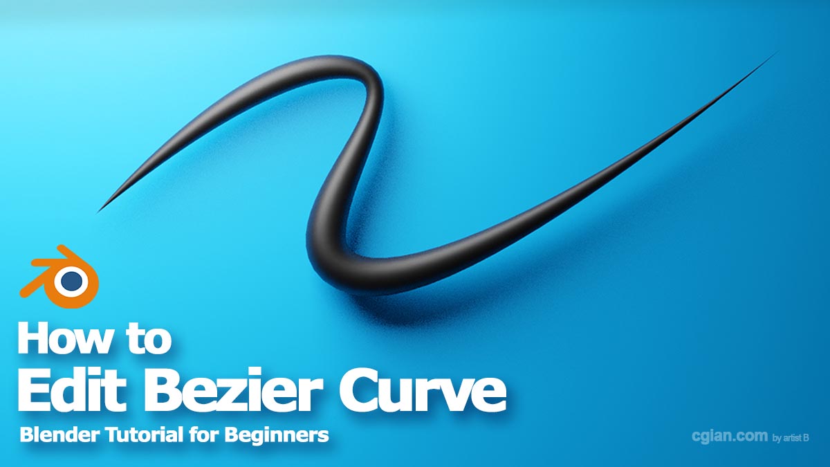 How to use Bezier curve in Blender