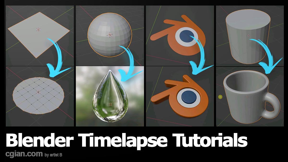 Blender Timelapse Tutorial on YouTube