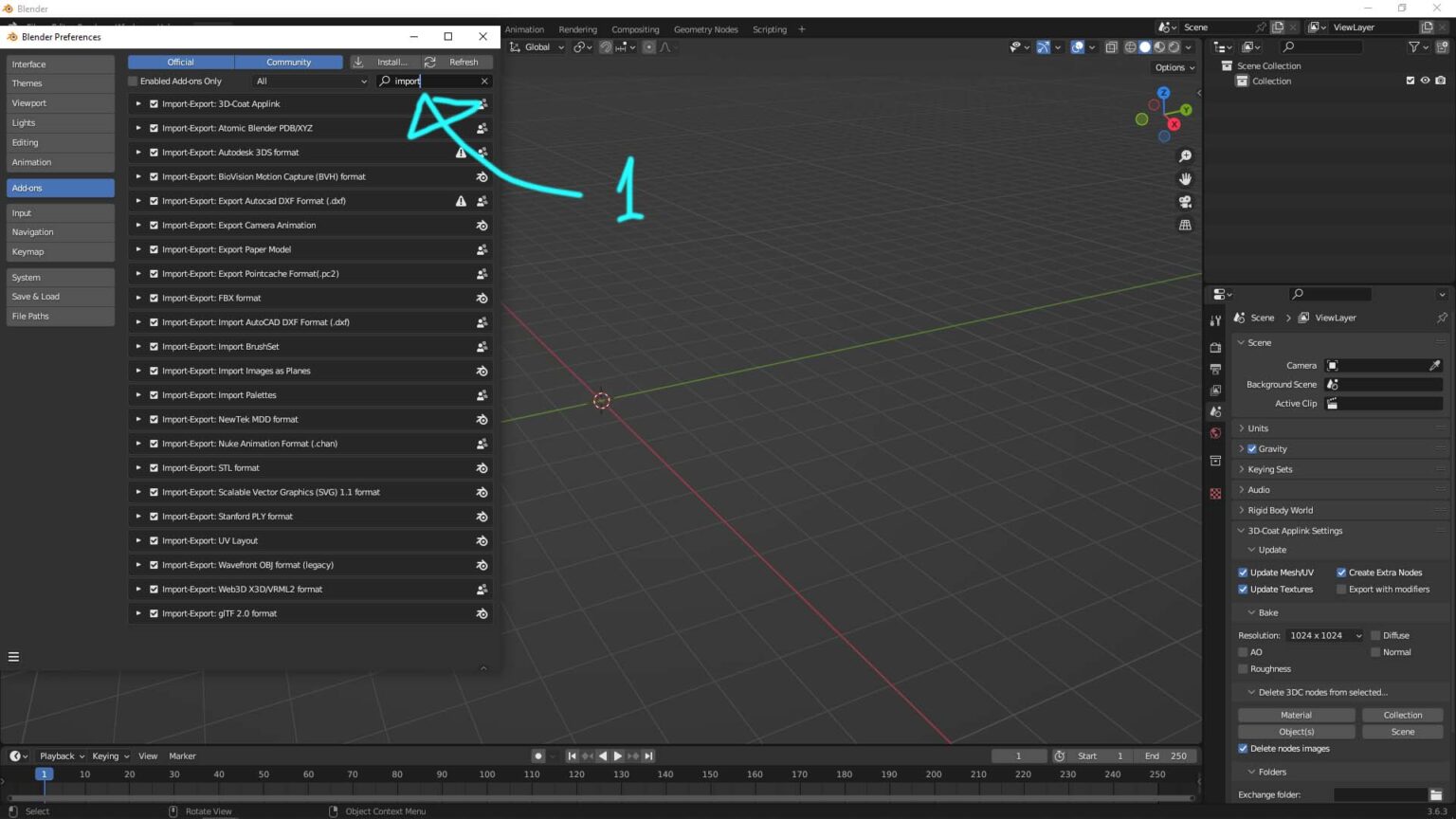 Blender How To Import Models