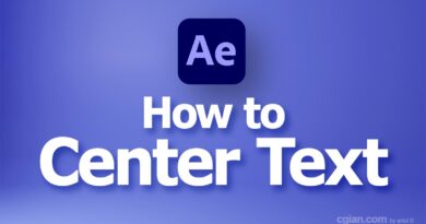 after effects center text horizontally and vertically