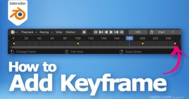 blender how to add keyframe
